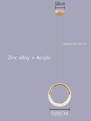 Axyaa Zinc Alloy Acrylic Small Chandelier for Home Decor, Living Room, Bedroom