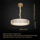Axyaa Modern Crystal Ceiling Chandelier Dimmable Lighting Fixture