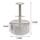 Axyaa Stainless Steel Burger Patty Maker Grill Tool Meat Press Mold