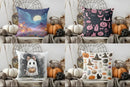Axyaa Halloween Candy Land Castle Pillow Cover for Sofa, Bedroom, Car