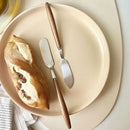 Axyaa Stainless Steel Butter Knife with Wooden Handle - Kitchen Baking Tools