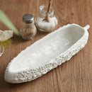 Axyaa Ceramic Balsam Pear Shape Deep Dishes for Elegant Home Dining
