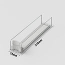 Axyaa Beverage Spring Pusher Organizer for Fridge, Automatic Drink Dispenser Shelf