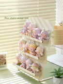 Axyaa Metal Dolls Display Cabinet | Multi-Layer Hand-Made Figure Holder Rack