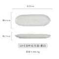 Axyaa Ceramic Leaf Plate Set for Sushi, Sashimi, Hot Pot, Barbecue - Japanese Tableware