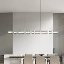 Axyaa Minimalist Copper Pendant Lights with Glass Geometric Design