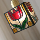 Axyaa Colorful Cube LED Wall Sconce Copper Glass E27 Vanity Light