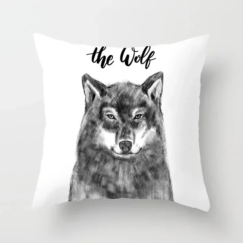 Axyaa Cartoon Animal Design Pillowcase 45*45cm