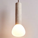 Axyaa Minimalist Stone Chandelier Pendant Light for Bedroom and Table Decoration