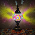 Axyaa Turkish Mosaic Table Lamp: Handcrafted Vintage Art Deco Bedside Light