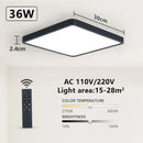 Axyaa Smart Wood Grain LED Ceiling Light for Living Room, App & Voice Control