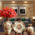 Ceramic Vase Set for Home Decor by Axyaa