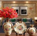 Ceramic Vase Set for Home Decor by Axyaa