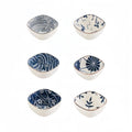 Axyaa Ceramic Square Snack Plate for Sushi, Yakiniku, Dried Fruit & Cutlery