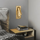 Axyaa Wall Lamp with USB Charging, 3W LED Embedded Light for Bedroom and Hotel