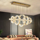 Axyaa Modern LED Pendant Chandeliers for Staircase & Living Room