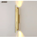 Axyaa Stainless Steel Gold Wall Lamp - Modern Nordic Design for Bedroom, Restaurant, Aisle