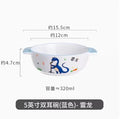 Axyaa Dinosaur Ceramic Children's Bowl - High Temperature Resistant, Cute & Versatile