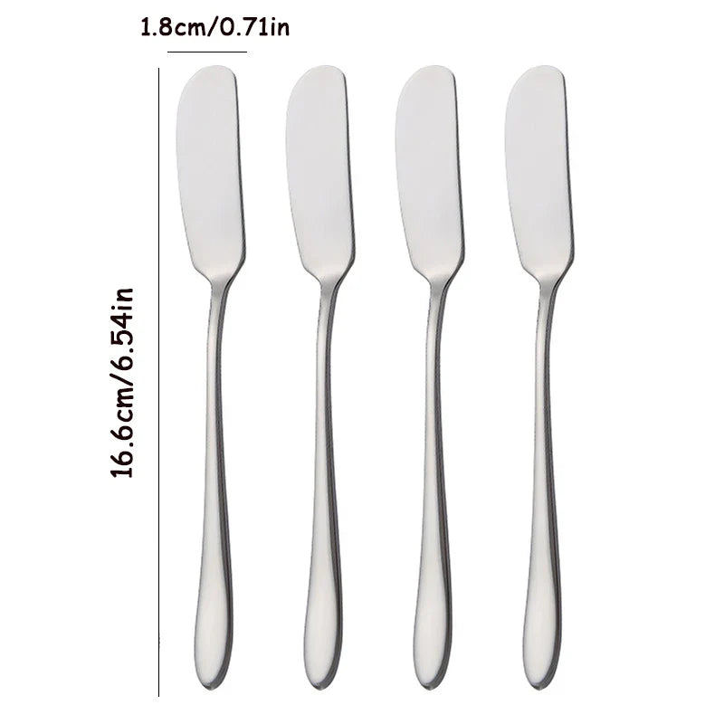 Axyaa Stainless Steel Butter Knife Set