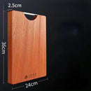 Axyaa Ebony Wood Cutting Board - Antibacterial Kitchen Plate