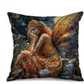 Axyaa Enchanted Fairy Throw Pillow Covers - Sofa Bedroom Car Cushion Cover
