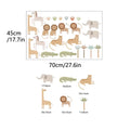 Axyaa Safari Animals Nursery Wall Stickers - Kids Room & Living Room Decor