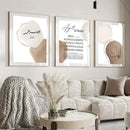 Axyaa Ayat Al Kursi Ramadan Circle Canvas Wall Art Print for Bedroom Decor