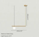 Axyaa Nordic White Glass Ball Chandelier for Kitchen Dining Room Table