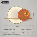Axyaa Scandinavian Designer Bedside Wall Lamp Luxe Mural for Modern Living Room.