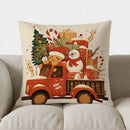 Holiday Sweet Treats Cushion Cover by Axyaa: Festive Christmas Wreath Design for Sofa, Bedroom, Car