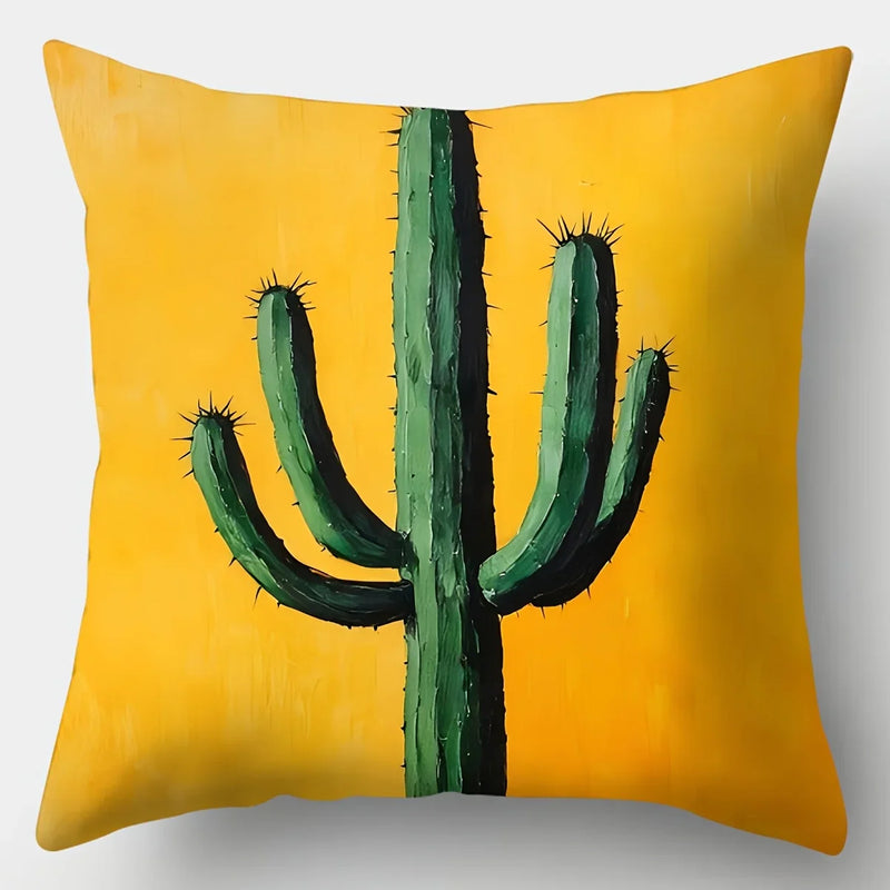 Axyaa Cactus Sofa Cushion Cover Set, 17.7" - Home Decor & Comfort