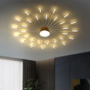 Axyaa Sunflower Chandelier LED Ceiling Light for Home Illumination
