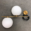 Axyaa Glass Ball LED Chandelier: Nordic Modern Luxury Pendant Light