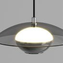 Axyaa Glass Saucer Pendant Light for Bedroom Foyer, Dimmable Intelligent Home Lighting