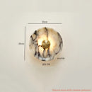 Axyaa Marble LED Wall Sconce Reading Lamp for Home Decor