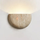 Axyaa Wabi-Sabi Stone Wall Lamp for Retro Living Room Ambiance