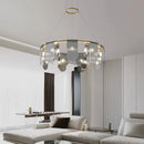 Axyaa Vintage Pendant Ceiling Chandelier for Indoor Dining Room and Living Room Lighting