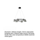 Axyaa Glass Dining Table Chandelier: Modern Minimalist Design, Easy Installation, Rounded Shape
