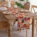 Axyaa Jacquard Table Runner: Nordic Home Decor for Living Room, TV Cabinet, Coffee Table.