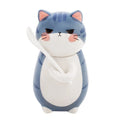 Axyaa Cat Ceramic Mug Set: Spoon, Lid, Hand-painted, Coffee, Tea, Novelty Gift