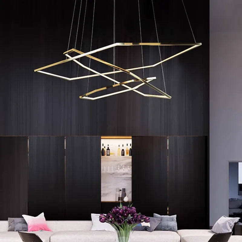 Axyaa Modern LED Chandelier Ceiling Pendant Light for Dining Room