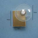 Axyaa Modern LED Glass Wall Sconce - Gold/Black Iron Light