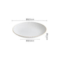 Axyaa Golden Edge Ceramic Tableware Set