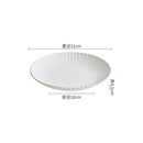 Axyaa Golden Edge Ceramic Tableware Set