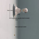 Axyaa LED Wall Light Mirror Iron Bedside Wall Lamp for Bathroom Bedroom