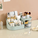 Axyaa Makeup Organizer Box Jewelry Nail Polish Cosmetic Storage Dorm Desktop Container