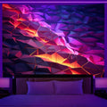 Axyaa Fantasy Starry Sky Cat Tapestry for Home Bedroom Hippie Decor