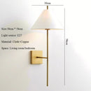 Axyaa Vintage French Style Bedroom Wall Lamp