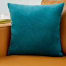 Blue Velvet Throw Pillow Cover - Axyaa Home Decoration Pillowcase