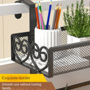 Axyaa Multi-layer Iron Desk Shelf for Office Storage and Plant Display